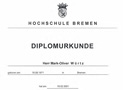 Diplom-Urkunde